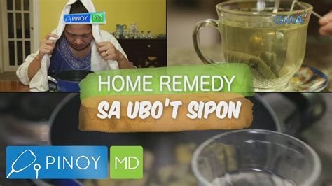 Home Remedy Sa Sipon: Alternatibong Gamot Sa Sipon.